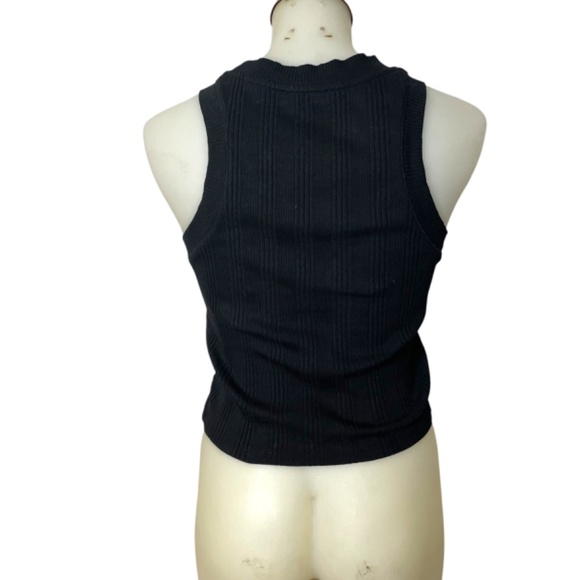 2 Bundle Zara Tank Tops Black & White - Picture 5 of 8